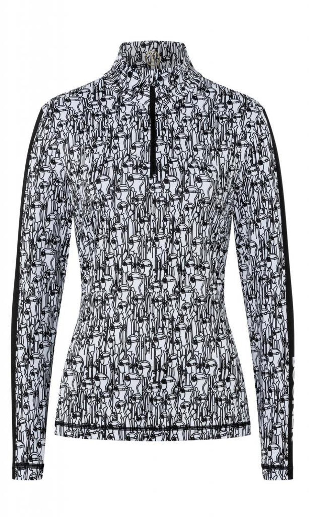 Толстовка BOGNER SPORT BELINE3 5177 9763 черно/белого цвете