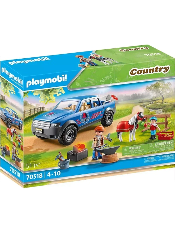 Набор Мобильный кузнец на джипе Playmobil 70518