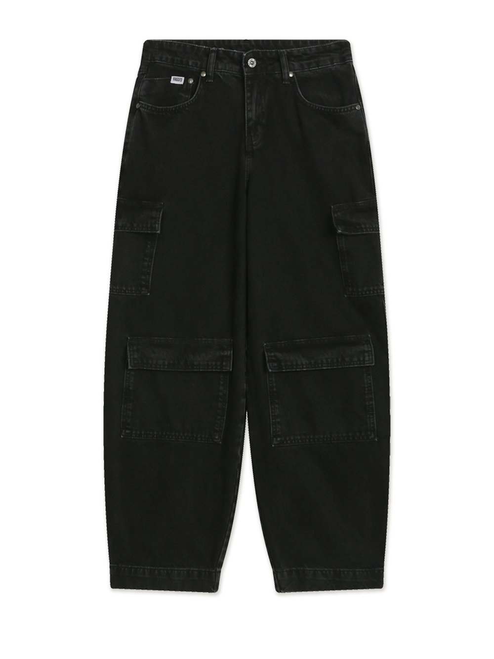 Женские Джинсы (Regular Fit) Balloon Tapered Leg Charcoal