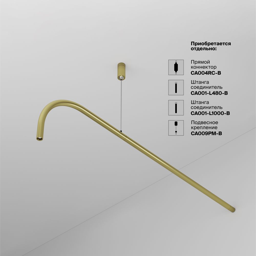 Светильник для штанговой системы светодиодный Maytoni Axity Eye C104WL-3W3-6K-BS