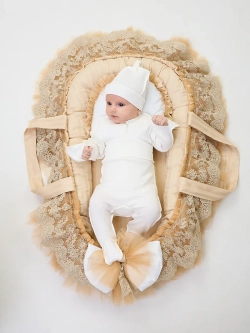 кокон для новорожденного гнездышко