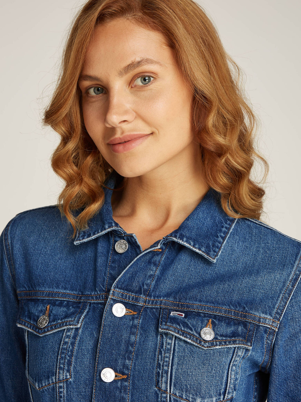 Джинсовое платье Tommy Jeans - голубой(DW0DW19738)