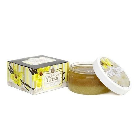 Сахарно-соляной скраб "Козье молоко с ванилью"