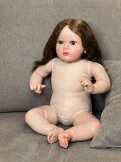 Кукла Реборн мягконабивная 60см в пакете (FA-343)