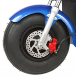 Электроскутер CityCoCo Trike GT X7 PRO Синий С БАГАЖНИКОМ