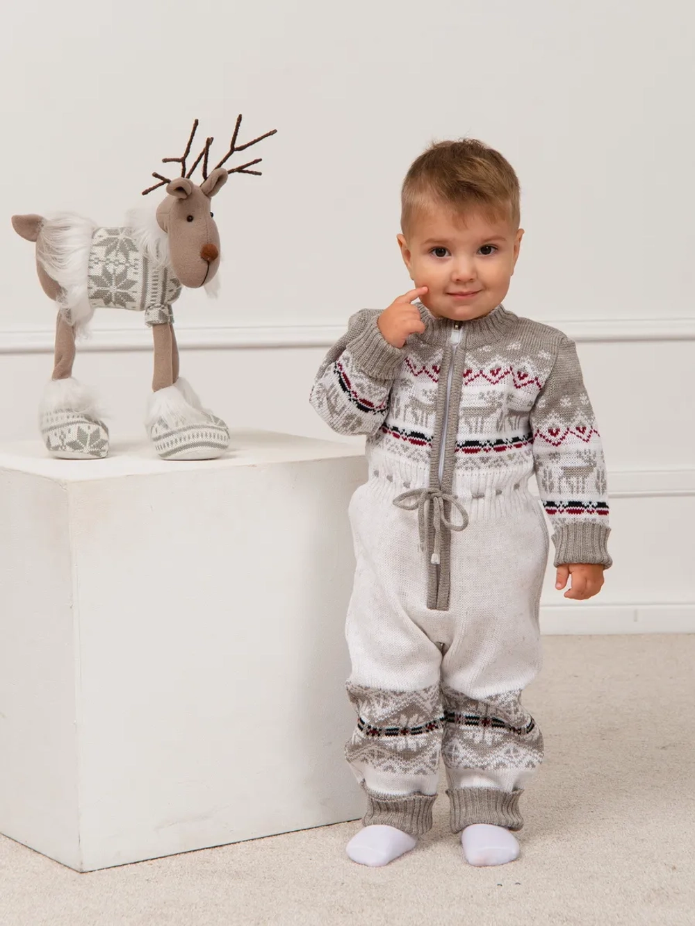 Комбинезон вязаный