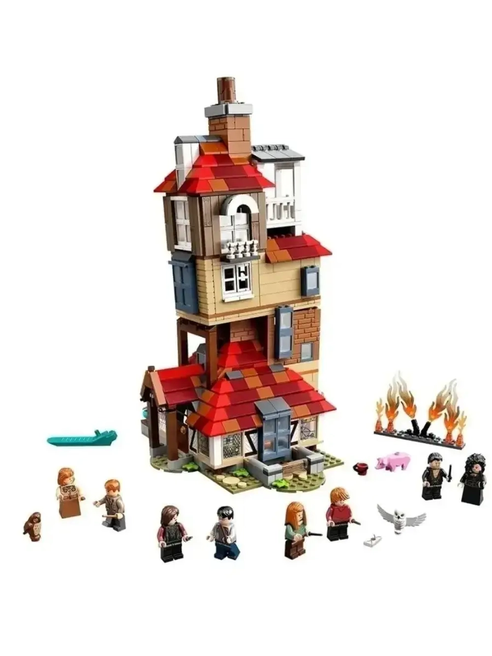 Конструктор Гарри Поттер Дом Уизли 1047 деталей