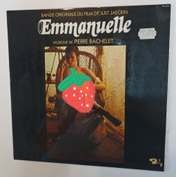 Винтажная виниловая пластинка LP Pierre Bachelet Emmanuelle Bande Originale Du Film De Just Jaeckin (France 1974)