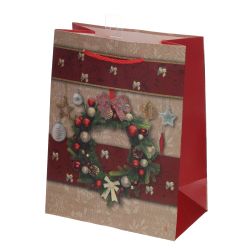 GAEM Пакет подарочный S (бумага 210г/м2, блок 12шт), L18 W10 H23 см, 4в.