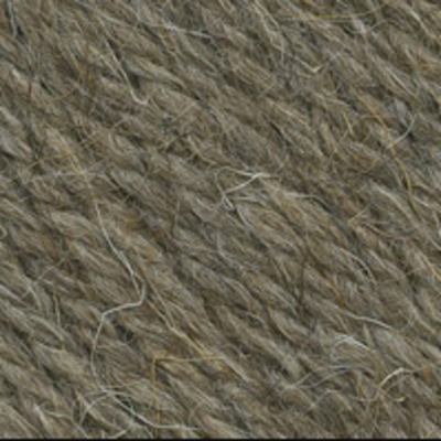 Пряжа "Деревенька", 100% Шерсть, 100гр, 170 м, натуральный серый