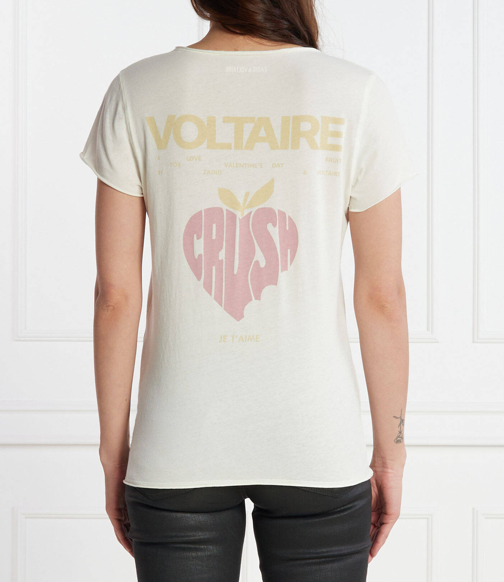 Футболка Zadig&amp;Voltaire - экрю(JWTN00442)