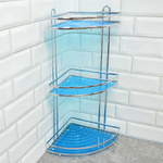 Полка 3-х ярусная угловая с ПВХ подложкой, W2937