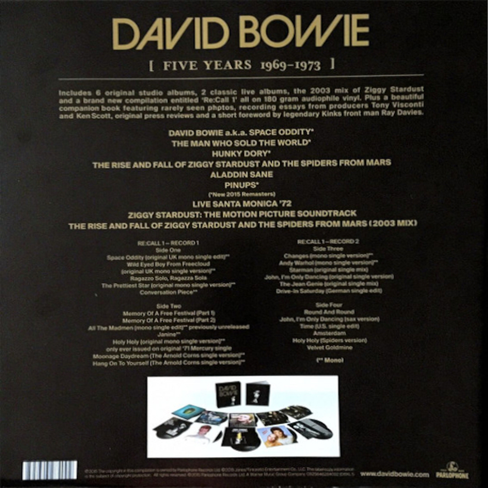 David Bowie / Five Years 1969 - 1973 (13LP)