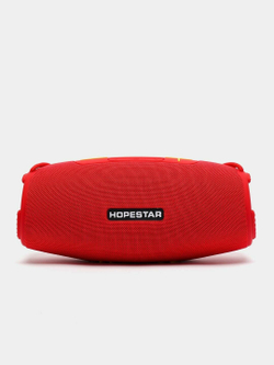 Портативная беспроводная Bluetooth колонка HOPESTAR H51/портативная акустика /блютуз колонка (Красный)