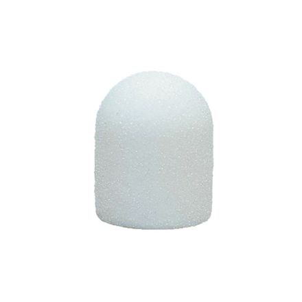 Medcaps Колпачки для аппаратного педикюра белые, 13 мм, 150гр