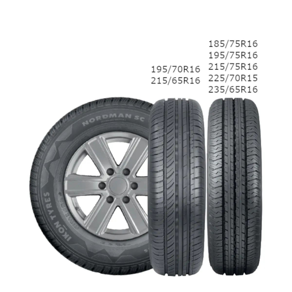 Летняя шина Ikon Tyres Nordman SC (225/70 R15C 112R)