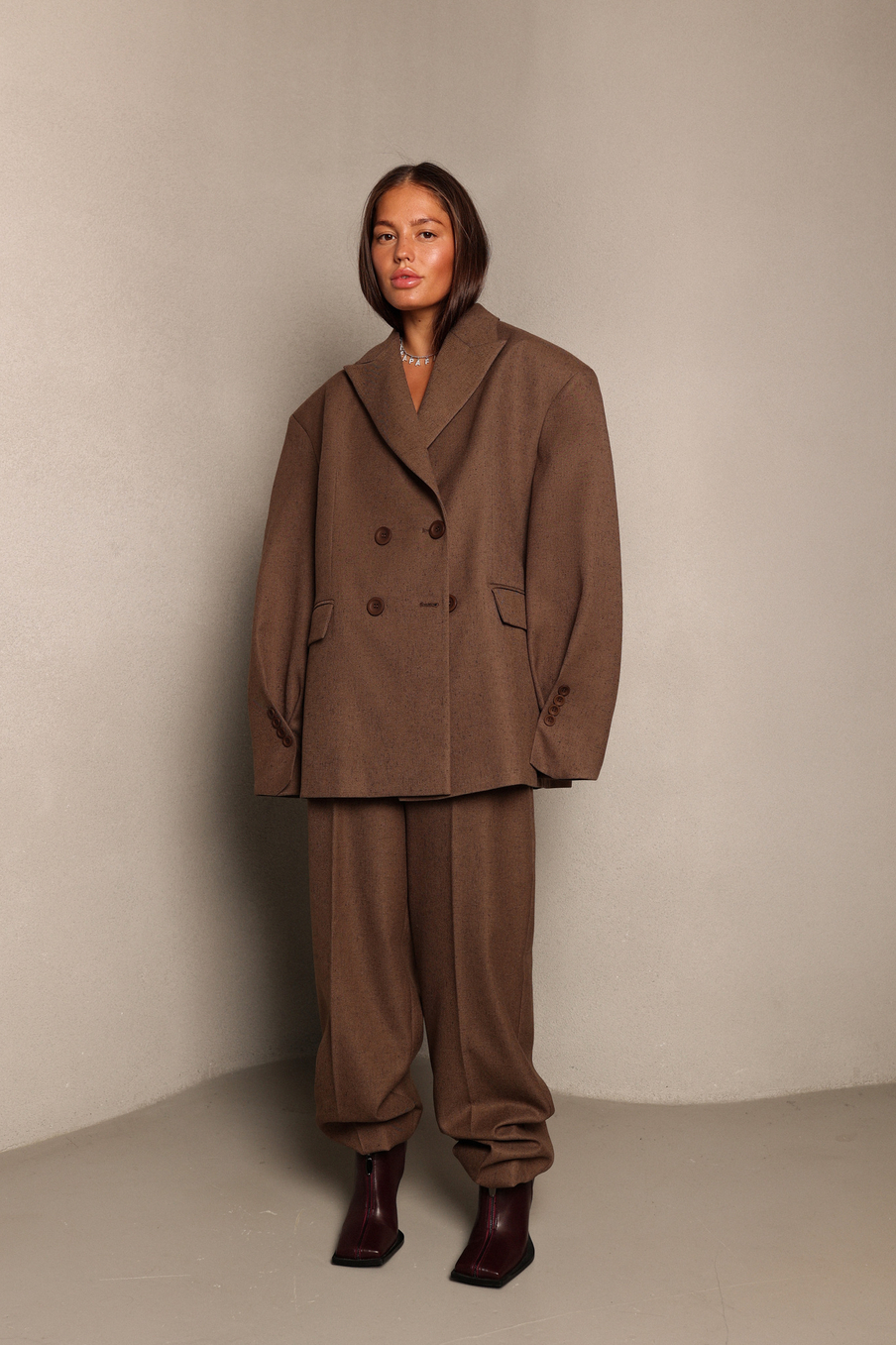 Брюки широкого кроя