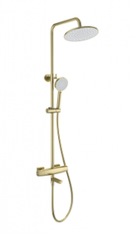 Душевая система с термостатом WONZON & WOGHAND NEO, Брашированное золото (WW-B3035-A3-BG)