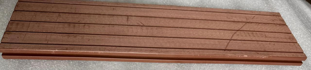 Террасная доска ДПК Best decking Light Тиснение/широкий вельвет цвет: Красное дерево