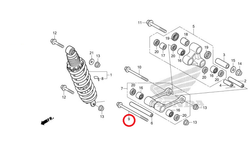 90151-KZZ-900. BOLT, FLANGE, 10X127