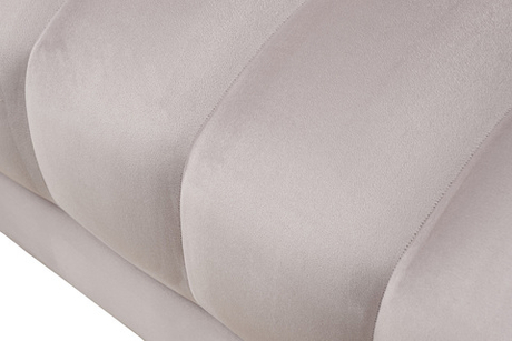 Диван двухместный 72x95x182см Garda Decor Fabio велюровый бежевый