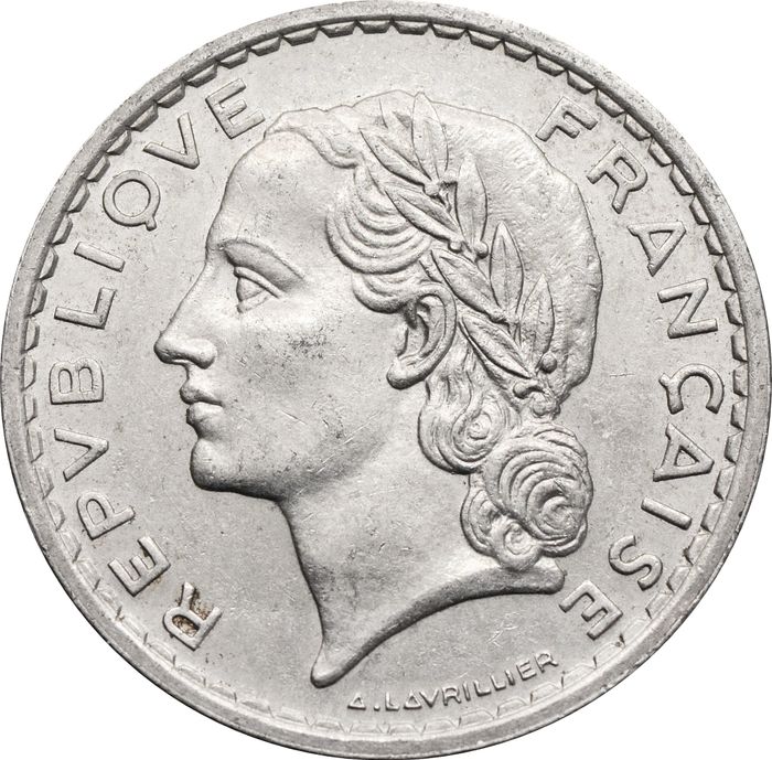 5 франков 1935 Франция