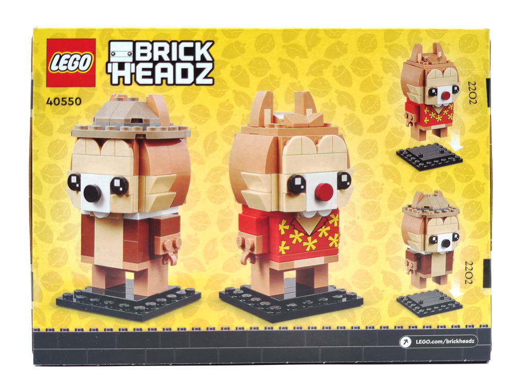 Конструктор LEGO BrickHeadz 40550 Чип и Дейл