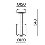 Аккумуляторный светильник Maytoni MOD229TL-L3B3K3