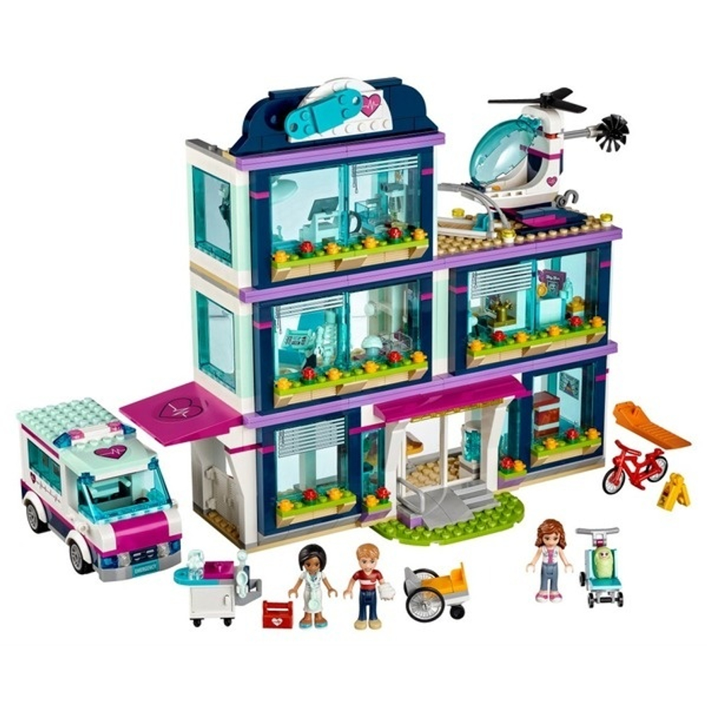 LEGO Friends: Клиника Хартлейк-сити 41318 — Heartlake Hospital — Лего Френдз Друзья Подружки