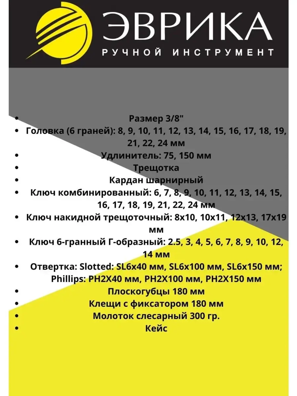Набор инструментов для дома и гаража 142 предмета