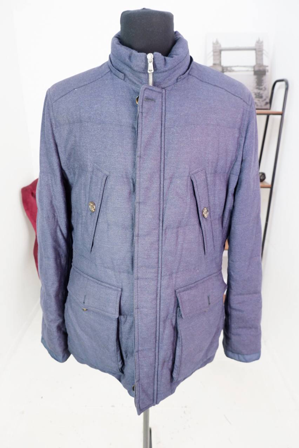 Куртка Brunello Cucinelli лаконичная, маркировка XL, визуально на 52 размер