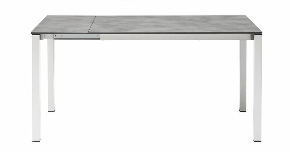 Стол ламинированный раздвижной Scab Design Pranzo Extendable, белый, цементный