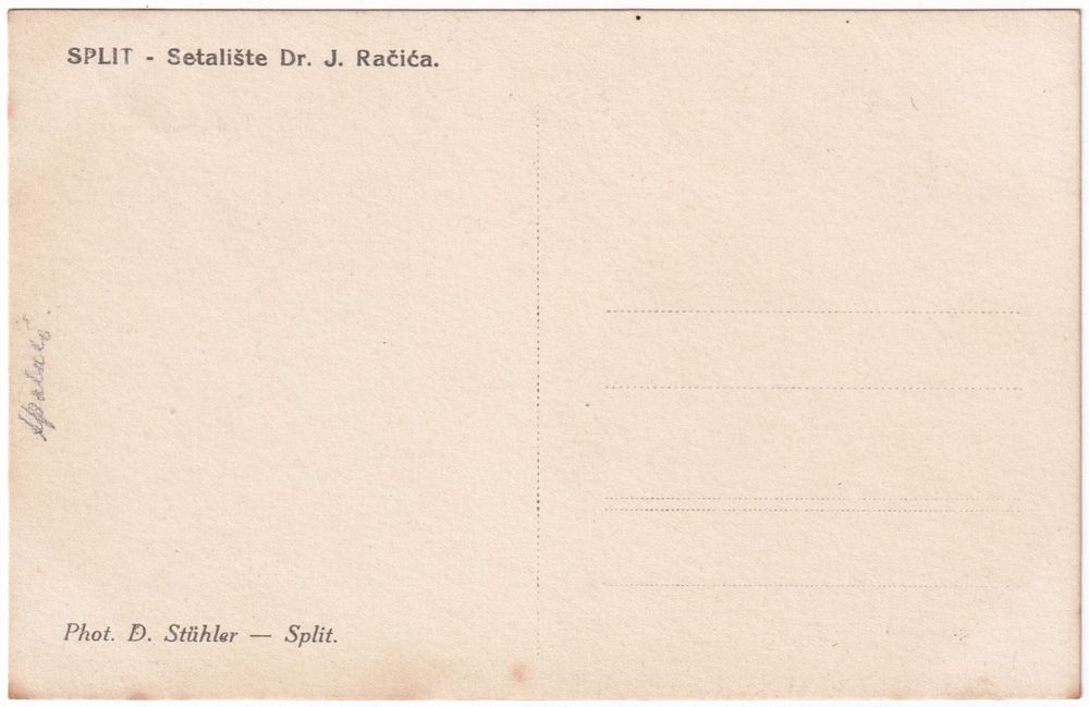 Фотооткрытка «Набережная имени доктора Ж. Рачича» (Лестница променада)