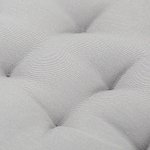 Подушка на стул круглая из хлопка серого цвета из коллекции essential, 35 см