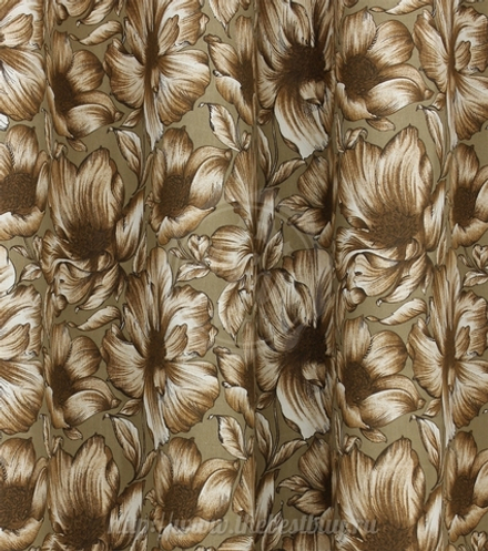 Штора для гостиной: Янита (S065-2) - 200х260 см. - коричневый