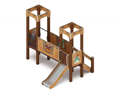 Детский игровой комплекс Королевство (Картонное) ДИК 1.15.02-12 H=750