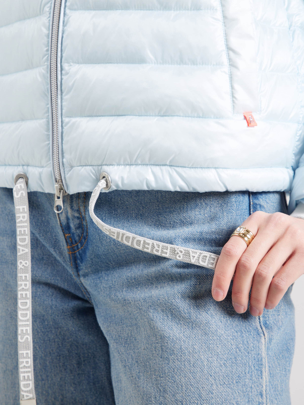 Бомбер жен. Frieda Freddies 4719 голубая