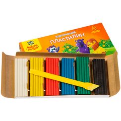 Plastilin Мульти-Пульти  Приключения Енота 6 rəng