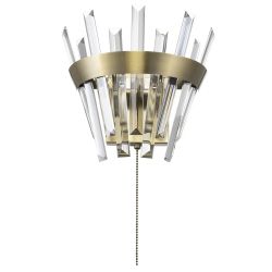 Citilux Вестерос CL307313 Бра хрустальное с выключателем Бронза