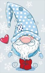 Алмазная вышивка "Гном", 20х30 см