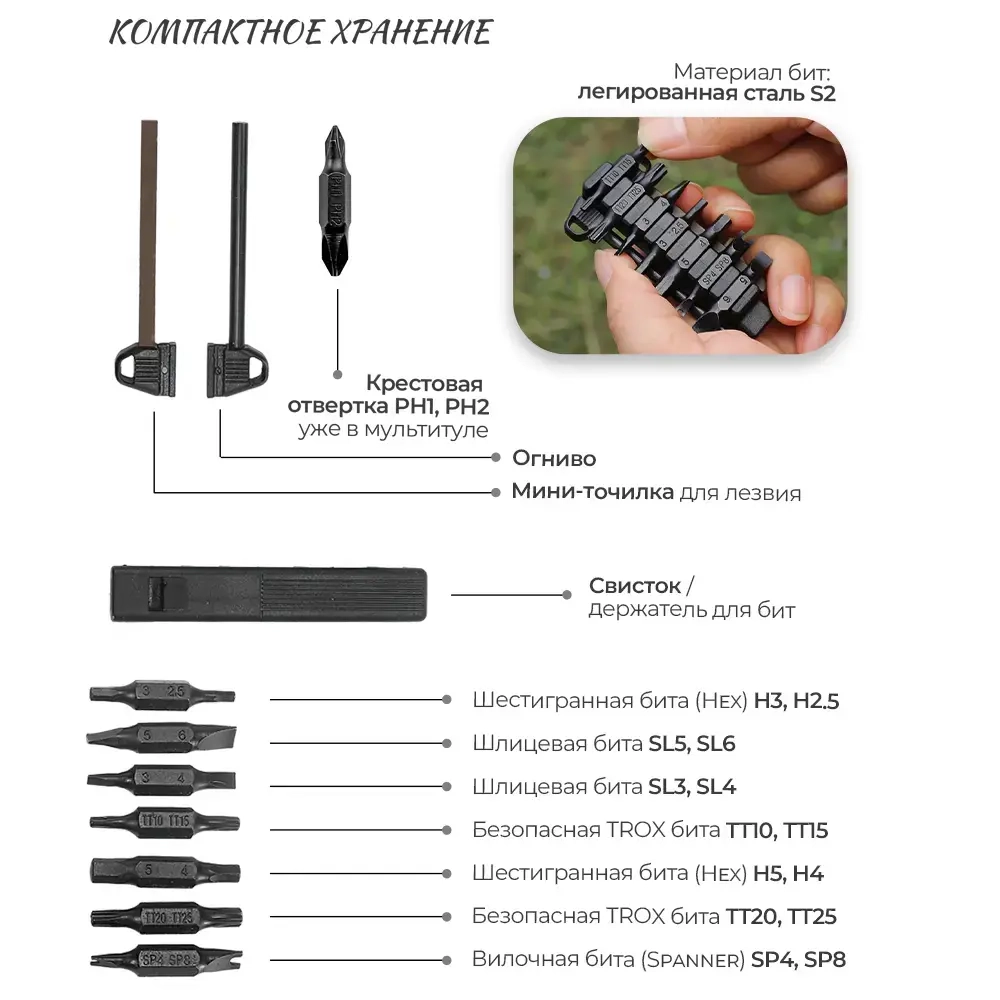 Мультитул KaiRox KR13