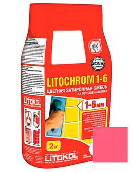 Затирка Litochrom 1-6 C.630 (красный чили) 2 кг