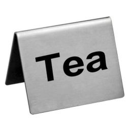 Табличка "Tea" 5*4 см, сталь, P.L. Proff Cuisine