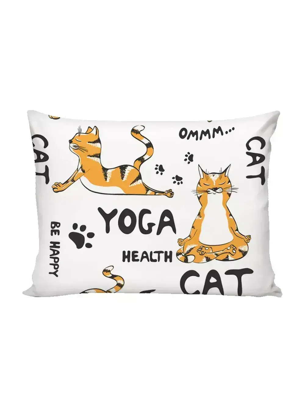 Постельное белье бязь Сказка "Yogacat" (бязь) 1,5-сп Наволочка 50х70 см 1 шт Простынь 150x215 смПододеяльник 145x215 см