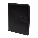 Ежедневник недатированный, А5, Yalong, 7БЦ, иск. кожа, ляссе, клапан на магните, клетка, 110л., чёрный