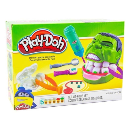 Пластилин для лепки Play-Doh Халк Дантист 3+