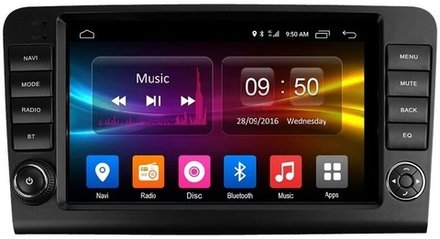 Магнитола для Mercedes-Benz R (W251) 2005-2015 (рамка с крутилками) - Carmedia EW-M906 IPS, Android 10, 8 ядер (TS18), 4G SIM-слот