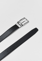 Кожаный ремень 35ММ Black/Blue