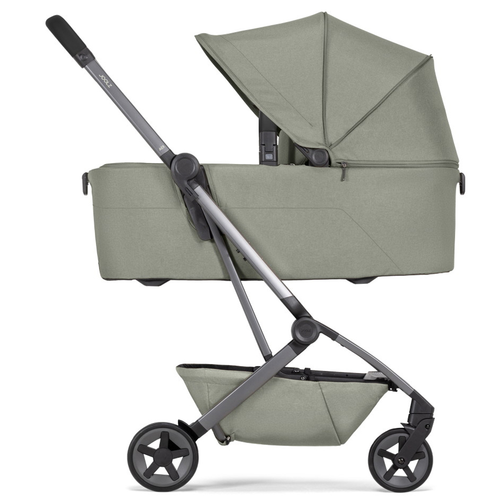 Коляска 2 в 1 Joolz Aer 2 с бампером Sage green/Black Carbon