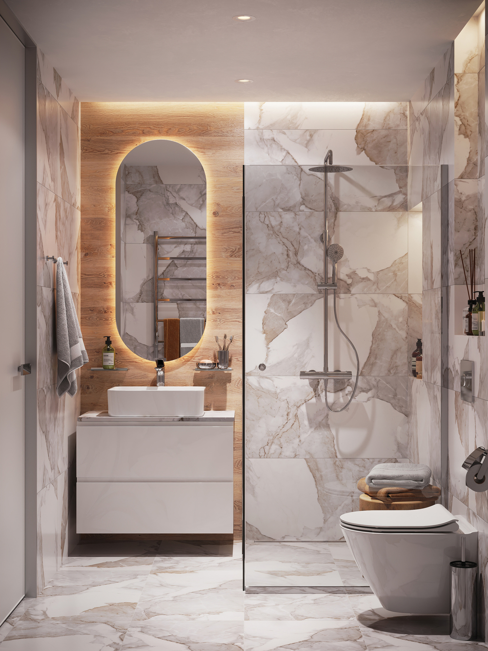 Глазурованный керамогранит Cersanit Spirit 44.8x89.8 см 1.206 м² матовый цвет коричневый